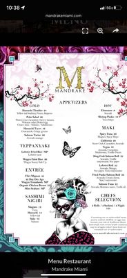 Menu photo 4 Mandrake Miami Miami Beach, FL Menu photo 4 Mandrake Miami Miami Beach, FL
