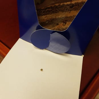 Paris Baguette - A slice of what I imagine was a yummy cake with a little extra crunch - Bakeries Near Me - Queens, New York
