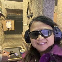 Stone Mountain Firearms Training Service - I passed my first level NRA certification! Yeah! Mr. Mac at the side.