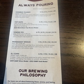 The Post Colorado - Boulder - Menu 04/2026 - Breweries Near Me - Boulder, Colorado