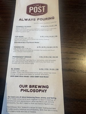 Menu photo 2 The Post Colorado - Boulder Boulder, CO