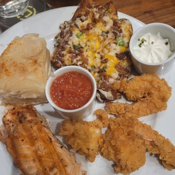 Boulder Creek - Loaded Wedges, Shrimp, Salmon & Au gratin Taters! - American Near Me - Brownsburg, Indiana