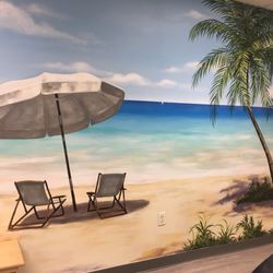 Promiseland Murals - Rehab center sauna room