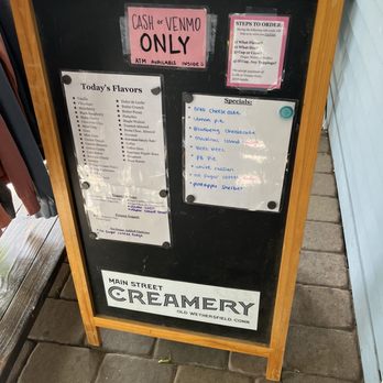 Main Street Creamery & Cafe - Menu - Ice Cream & Frozen Yogurt Near Me - Wethersfield, Connecticut Main Street Creamery & Cafe - Menu - Ice Cream & Frozen Yogurt Near Me - Wethersfield, Connecticut
