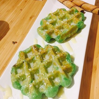 Mr Green Bubble - Pandan Mochi waffle! So yummy! - Bubble Tea Near Me - Union City, California Mr Green Bubble - Pandan Mochi waffle! So yummy! - Bubble Tea Near Me - Union City, California