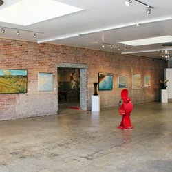 The Haen Gallery - Interior of The Haen Gallery at Lumberyard Arts in Brevard, NC