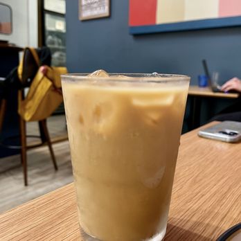 Prequel Cafe - iced honey hazelnut latte - Bakeries Near Me - Chicago, Illinois Prequel Cafe - iced honey hazelnut latte - Bakeries Near Me - Chicago, Illinois