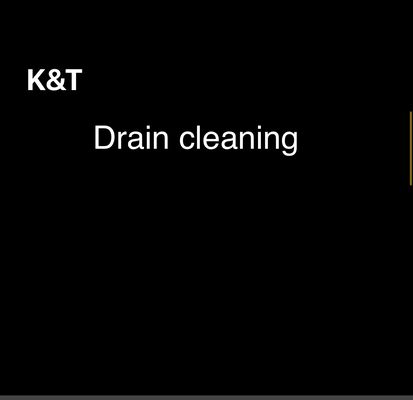 K&T Drain Cleaning Logo
