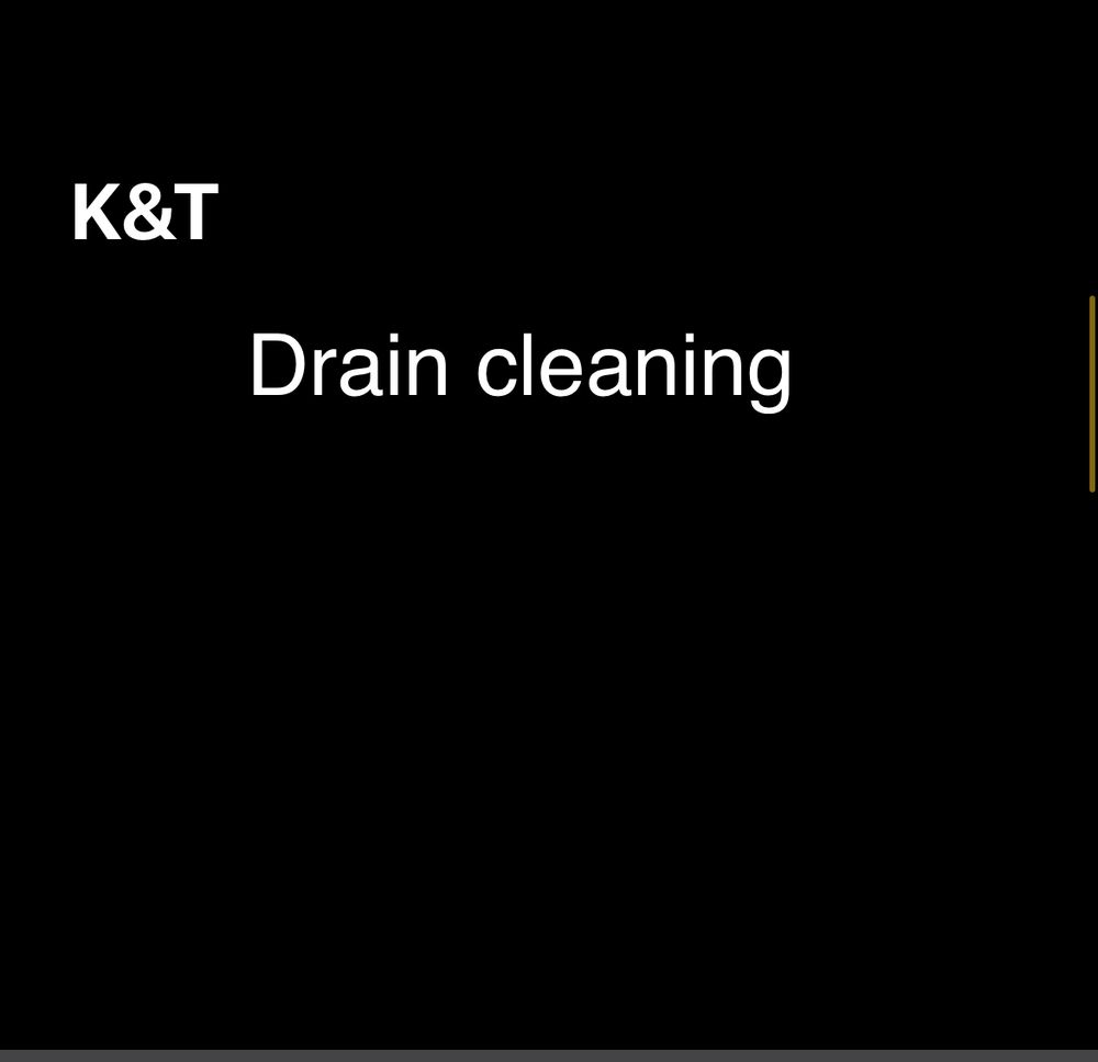 Slide of K&T Drain Cleaning