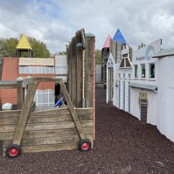 Huber Park - Cute "ghost town" for kids to play.