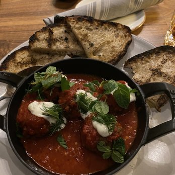 FLINT by Baltaire - Spicy Lamb Meatballs Dinner - New American Near Me - Phoenix, Arizona