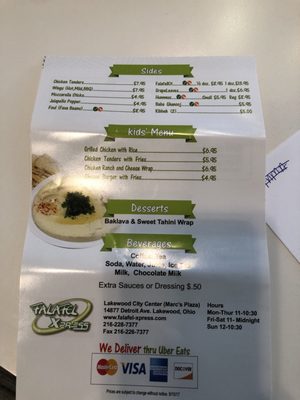 Menu photo 5 Falafel Xpress Lakewood, OH Menu photo 5 Falafel Xpress Lakewood, OH