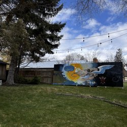 The Cosmic Depot - Front yard mural