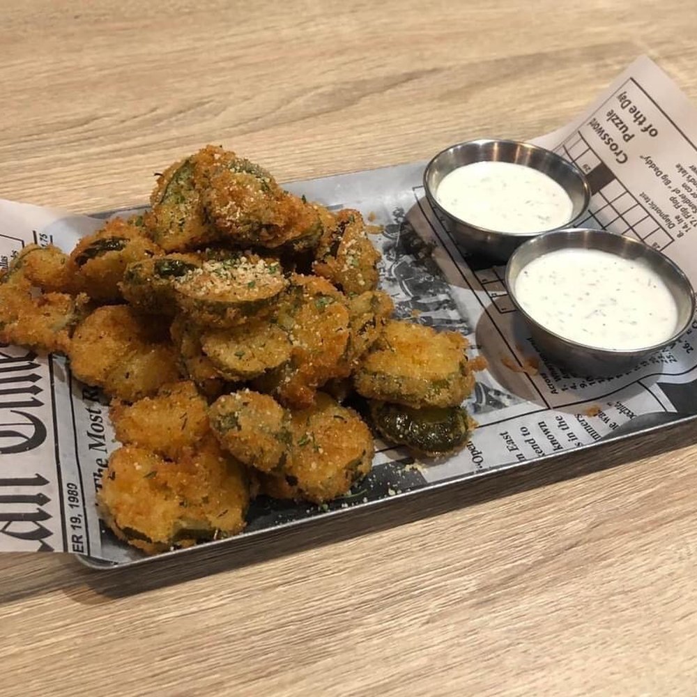 Two Cities Pizza - Fried pickles were fantastic. - Pizza Near Me - Suwanee, Georgia Two Cities Pizza - Fried pickles were fantastic. - Pizza Near Me - Suwanee, Georgia