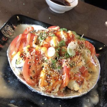 Mission Junction Sushi - a plate of food on a table - Sushi Bars Near Me - Mission, British Columbia
