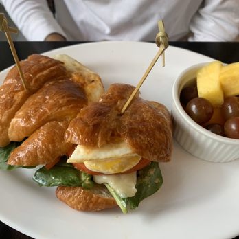 Bread & Chocolate - California Croissant (eggs subbed for turkey) + gruyère cheese - Breakfast & Brunch Near Me - Washington, DC, District of Columbia