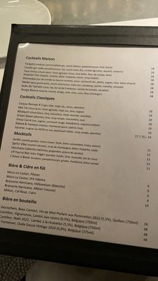 Menu photo 8 Monarque Montreal, QC Menu photo 8 Monarque Montreal, QC