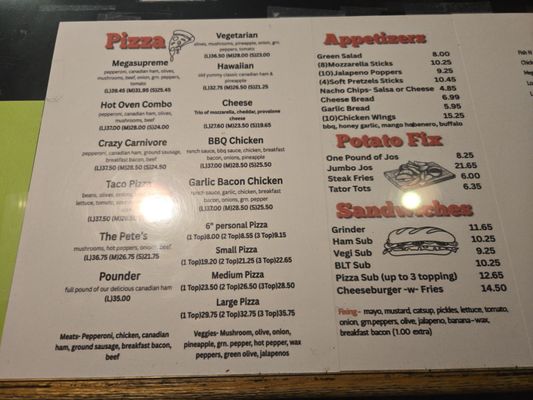 Menu photo 1 The Megabite Vancouver, WA