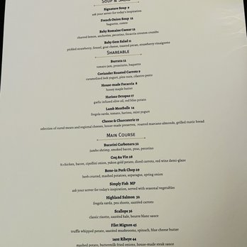 Panorama on 7 - Menu 2/11/23 - Cocktail Bars Near Me - Buffalo, New York