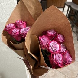 Two separate orders of pink/purple gorgeous roses!