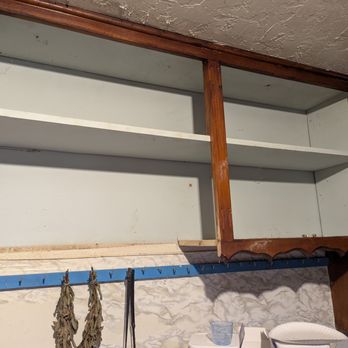 The Designated Handyman - The cabinet we had to find a working solution for. Once I paint it and put in the fridge, it will look good. - Painters Near Me - Bethany, Oklahoma
