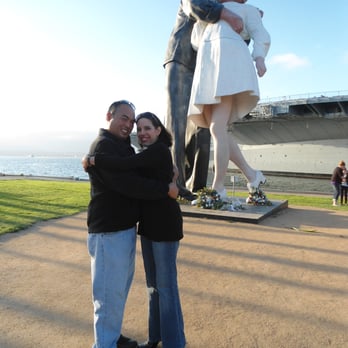 Embracing Peace - My girl and I by the statue - Landmarks & Historical Buildings Near Me - San Diego, California