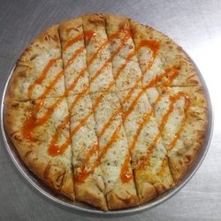 Pub 49 Pizza - Our buffalo chicken pizza!