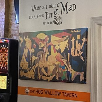 The Hog Wallow Tavern - a painting and a clock - Cocktail Bars Near Me - Geneva, New York The Hog Wallow Tavern - a painting and a clock - Cocktail Bars Near Me - Geneva, New York