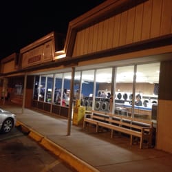27th & Hall Laundromat - Curbside shot.