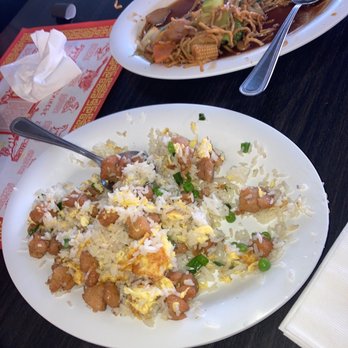 Chinese Friends - Chicken fried rice and lo mein noodles with veggies... - Chinese Near Me - Hawthorne, California