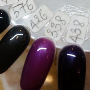 Pinky Nails - Just a sample...but they have a huge selection of gel colors. - Nail Salons Near Me - Herndon, Virginia Pinky Nails - Just a sample...but they have a huge selection of gel colors. - Nail Salons Near Me - Herndon, Virginia