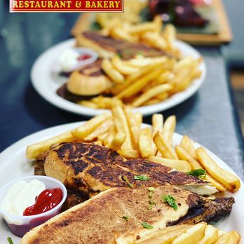 Latin Bistro - a plate of french fries and a grilled sandwich - Latin American Near Me - Summit, New Jersey Latin Bistro - a plate of french fries and a grilled sandwich - Latin American Near Me - Summit, New Jersey