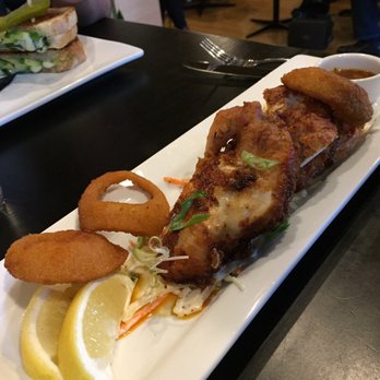 Banter Room - Southern chicken fried steak with onion rings! - Canadian (New) Near Me - Vancouver, British Columbia Banter Room - Southern chicken fried steak with onion rings! - Canadian (New) Near Me - Vancouver, British Columbia