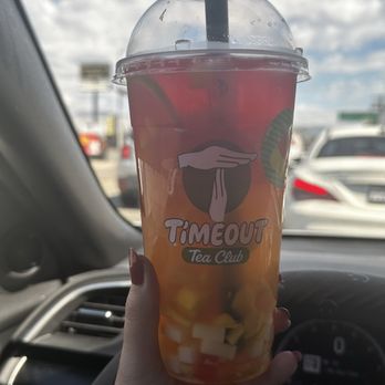 Timeout Tea Club - Paradise fruit iced tea - Bubble Tea Near Me - San Fernando Valley, California
