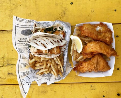 Pajo's Fish & Chips at Steveston Wharf by null