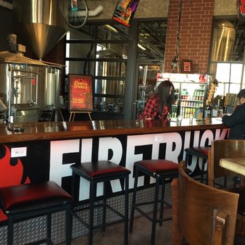 Firetrucker Brewery - Bar area - Breweries Near Me - Ankeny, Iowa