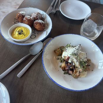 Locanda Brasato - Octopus and Arancini appetizers - Italian Near Me - Mountain Brook, Alabama
