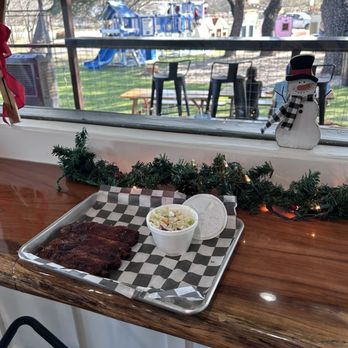 Pig pen BBQ - My ribs and coleslaw - Barbeque Near Me - Johnson City, Texas Pig pen BBQ - My ribs and coleslaw - Barbeque Near Me - Johnson City, Texas