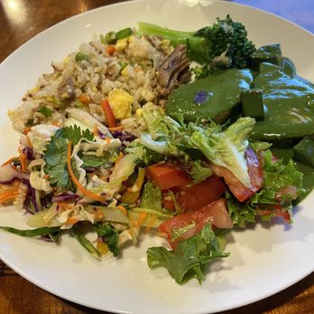 Chef Minded Farms - Dinner Night 1: venison fried rice, fresh fish with a lau lau sauce, delicious salads & slaw. - Caterers Near Me - Hana, Hawaii Chef Minded Farms - Dinner Night 1: venison fried rice, fresh fish with a lau lau sauce, delicious salads & slaw. - Caterers Near Me - Hana, Hawaii