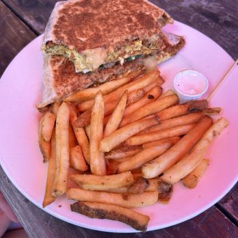 Off The Griddle - Crunch wrap supreme - Vegan Near Me - Portland, Oregon Off The Griddle - Crunch wrap supreme - Vegan Near Me - Portland, Oregon