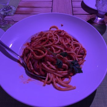 Al Fresco - Dinner Bucatini All'amatriciana - Pizza Near Me - Palm Beach, Florida Al Fresco - Dinner Bucatini All'amatriciana - Pizza Near Me - Palm Beach, Florida