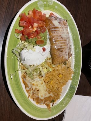 Photo of Teresa's Mexican Restaurant - Golden Valley - Golden Valley, MN, US. Lunch chimichanga