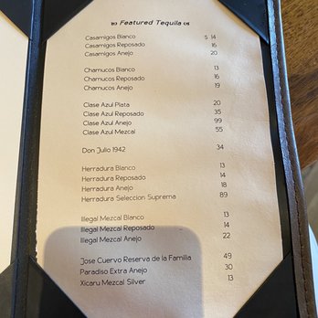 Julia - A Spirited Restaurant and Bar - 9/21 cocktail menu - New American Near Me - Santa Fe, New Mexico