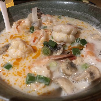 Wanisa Home Kitchen - Tom-kha noodle soup with shrimp (additional 2$) - Thai Near Me - Brooklyn, New York Wanisa Home Kitchen - Tom-kha noodle soup with shrimp (additional 2$) - Thai Near Me - Brooklyn, New York