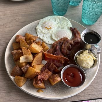 Adobe Bar & Grille - The double eagle minus the pancakes. Very good and eggs cooked perfectly. - Bars Near Me - Phoenix, Arizona