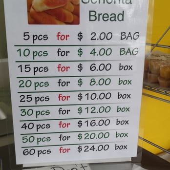 Starbread Bakery - Prices. - Bakeries Near Me - Vacaville, California