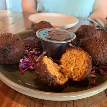 The Parish - Crawfish Hushpuppies with a tangy Sweet&Sour Sauce - Gastropubs Near Me - Tucson, Arizona