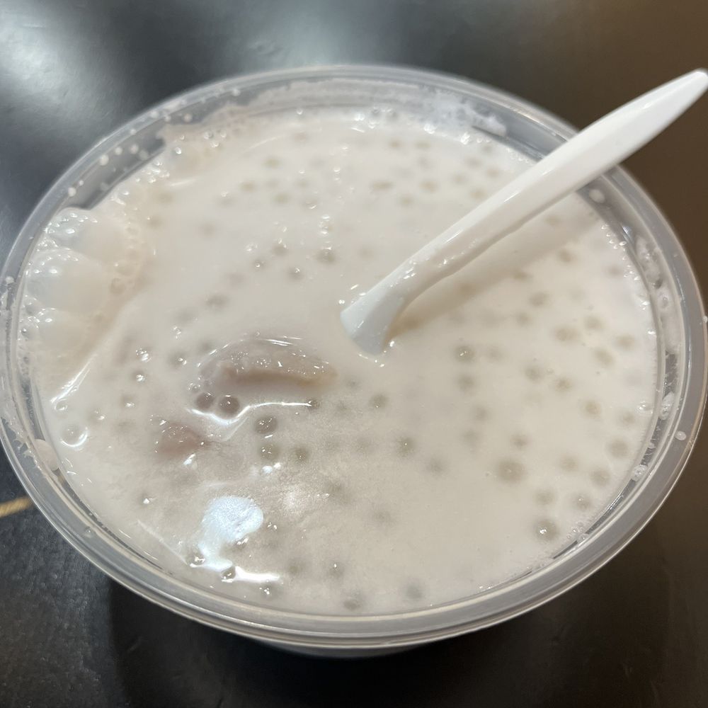 Taro coconut sago Taro coconut sago