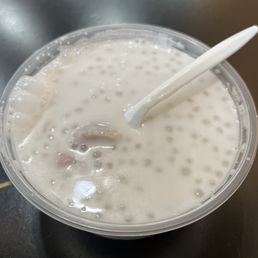 Taro coconut sago