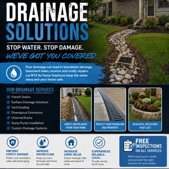 NTX Foundation Repair - Drainage Solutions! - Foundation Repair Near Me - Royse City, Texas NTX Foundation Repair - Drainage Solutions! - Foundation Repair Near Me - Royse City, Texas